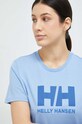 Helly Hansen t-shirt bawełniany niebieski 34112