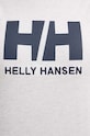 Bombažna kratka majica Helly Hansen 34112 siva