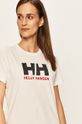 biały Helly Hansen T-shirt bawełniany Damski