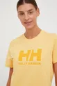 pomarańczowy Helly Hansen t-shirt bawełniany