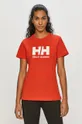 rdeča Helly Hansen bombažna majica