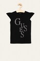 Guess Jeans - Tricou copii 118-175 cm imprimeu negru J01I07.K82K0