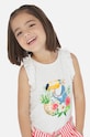 Mayoral - Top copii 92-134 cm print alb 3025.6G.MINI