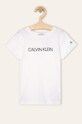 Calvin Klein Jeans - T-shirt dziecięcy 104-176 cm IG0IG00380 nadruk biały IG0IG00380
