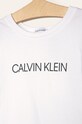 Dziewczynka Calvin Klein Jeans - T-shirt dziecięcy 104-176 cm IG0IG00380 IG0IG00380 biały