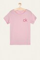 Calvin Klein Underwear - Detské tričko 128-176 cm (2-pak) s elastanom ružová G80G800327