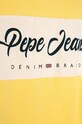 Dievča Pepe Jeans - Detské tričko Maylis 128-180 cm PG502454 žltá