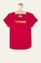 fioletowy Tommy Hilfiger - T-shirt dziecięcy 128-176 cm Dziewczęcy