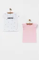 ružová OVS - Detské tričko 104-140 cm (3-pak) Dievčenský