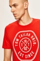 piros Tom Tailor Denim - T-shirt