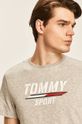 szary Tommy Sport - T-shirt