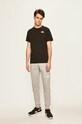 The North Face tricou NF0A2TX2JK31 negru AW20