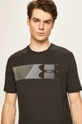 czarny Under Armour - T-shirt 1329584 Męski