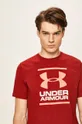 czerwony Under Armour - T-shirt 1326849...