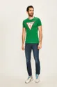 Guess Jeans - Pánske tričko zelená