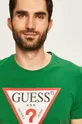 zelená Guess Jeans - Pánske tričko