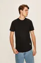 czarny Calvin Klein Jeans - T-shirt J30J315319 Męski