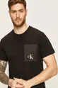 fekete Calvin Klein Jeans - T-shirt