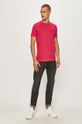 Calvin Klein Jeans - Tričko sýto ružová