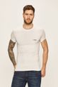 biały Emporio Armani - T-shirt 111903.0P715 Męski