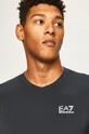 tmavomodrá EA7 Emporio Armani - Pánske tričko