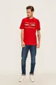 Tommy Hilfiger - Pánske tričko červená