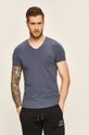 stalowy niebieski Tommy Hilfiger - T-shirt Męski