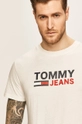 biela Tommy Jeans - Pánske tričko