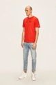 Tommy Jeans - T-shirt piros