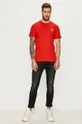 Tommy Jeans - T-shirt DM0DM07472 czerwony