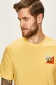 žltá adidas Originals - Pánske tričko FM3399