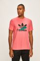 ostry różowy adidas Originals - T-shirt FM3695 Męski