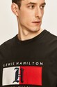 Tommy Hilfiger - Pánske tričko x Lewis Hamilton MW0MW13630 čierna