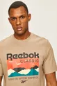 béžová Reebok Classic - Pánske tričko FS7354