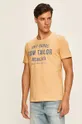 žltá Tom Tailor Denim - Pánske tričko Pánsky