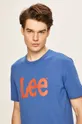jasny niebieski Lee - T-shirt