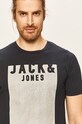 Jack & Jones - T-shirt pamut sötétkék 12167189