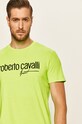 Roberto Cavalli Sport - Tricou verde KYX23T.JV025