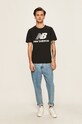 New Balance - T-shirt MT01575BK MT01575BK czarny SS23
