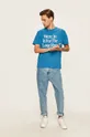 New Balance - Pánske tričko MT01526MAK modrá