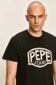 fekete Pepe Jeans - Póló Earnest