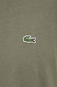 Βαμβακερό μπλουζάκι Lacoste TH2038 πράσινο