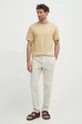 Lacoste cotton t-shirt beige