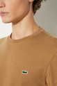 Lacoste t-shirt cotton Men's TH2038 brown