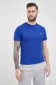 темно-синій Бавовняна футболка Lacoste