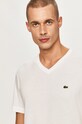 Lacoste tricou alb TH2036