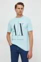 turchese Armani Exchange t-shirt in cotone Uomo