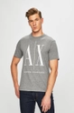 szary Armani Exchange t-shirt bawełniany Męski