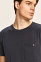 Clean Cut Copenhagen - T-shirt granatowy CC1333.Navy
