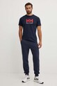 Helly Hansen t-shirt HH LOGO T-SHIRT 33979 granatowy SS24